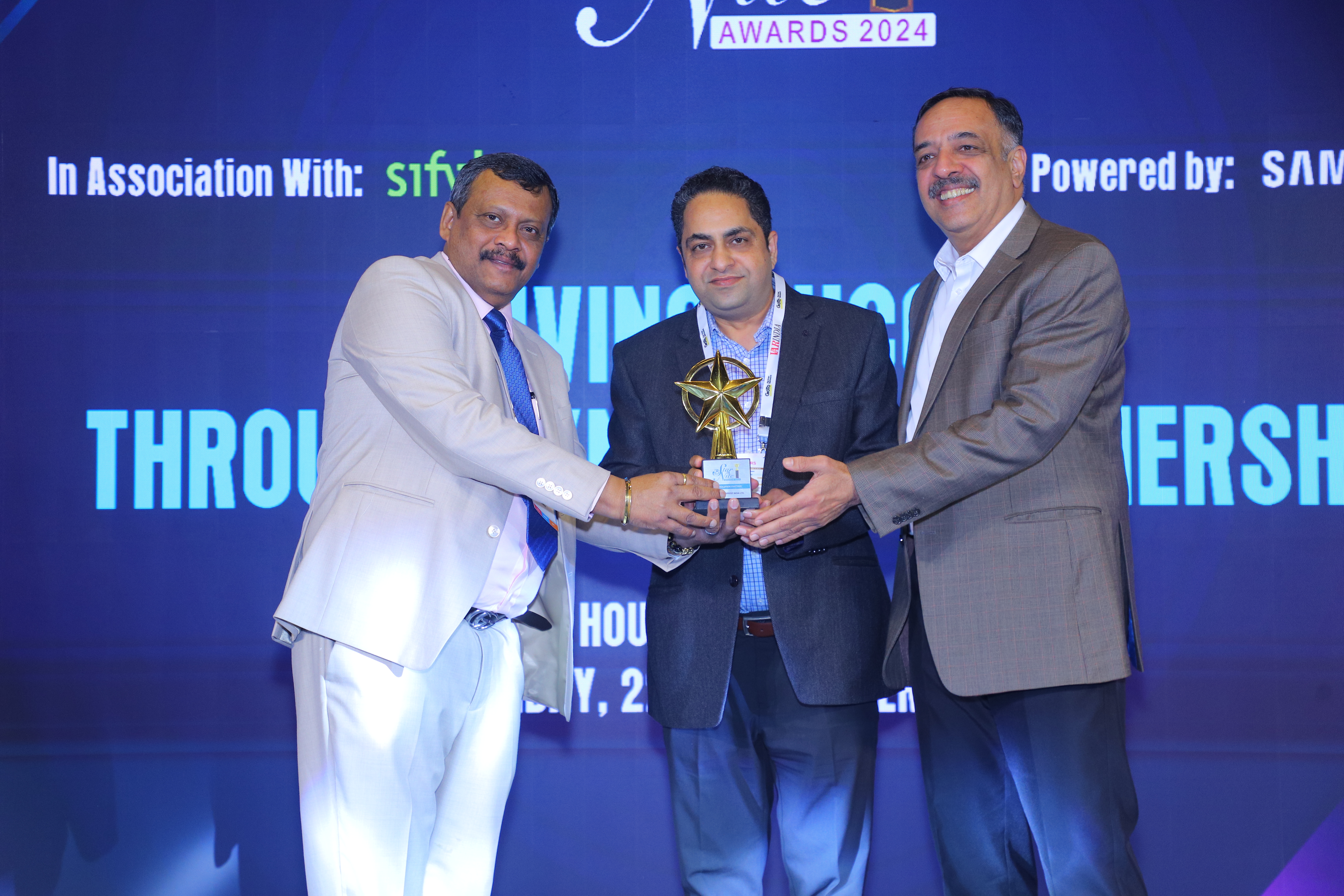 Eminent VARs of the Year 2024 Awards in the Category of - Best Solution Partner:  Inspira Enterprises India Ltd.