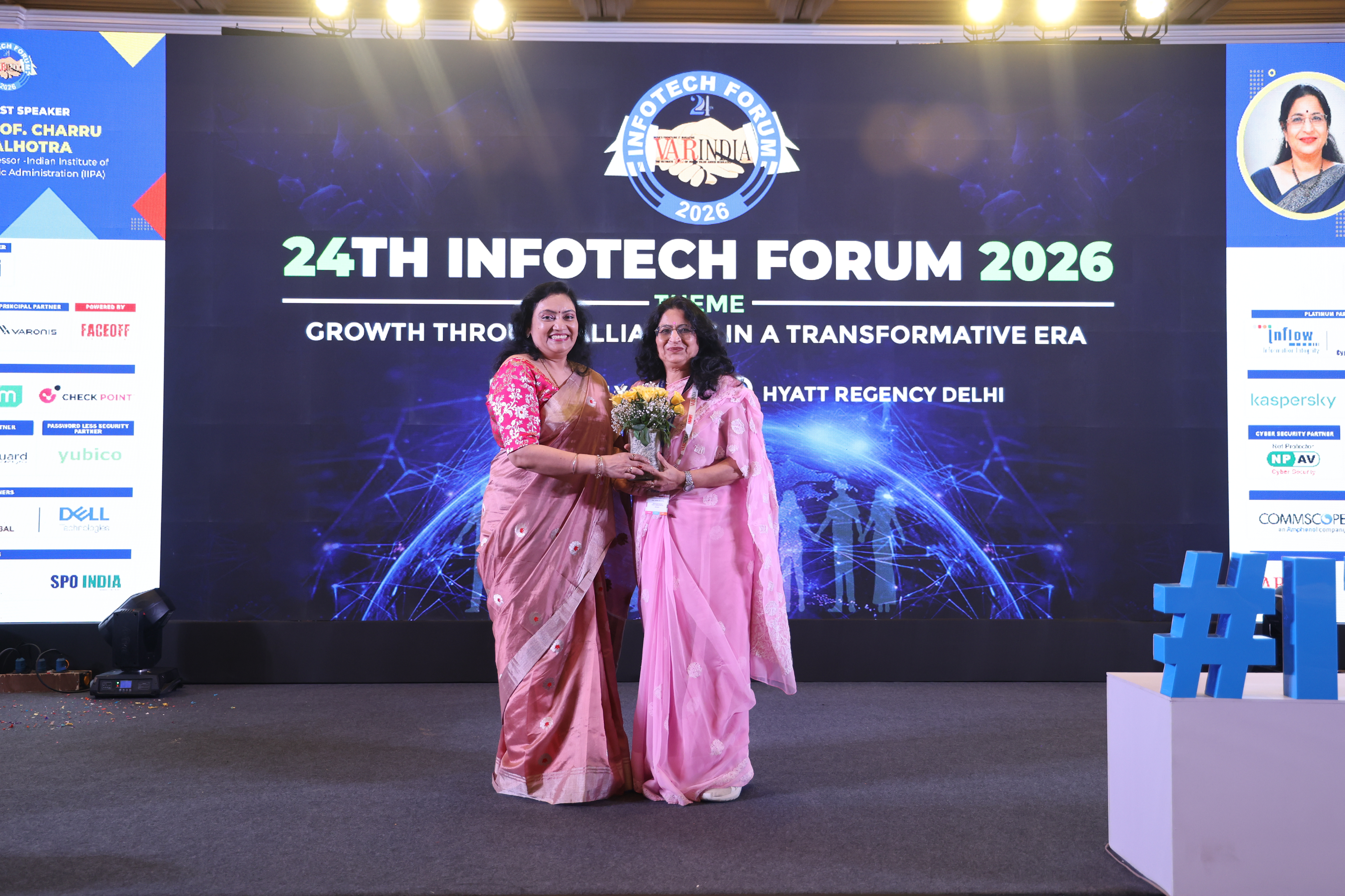 Welcoming Prof Chaaru Malhotra, Professor( e-Governance & ICT) - IIPA