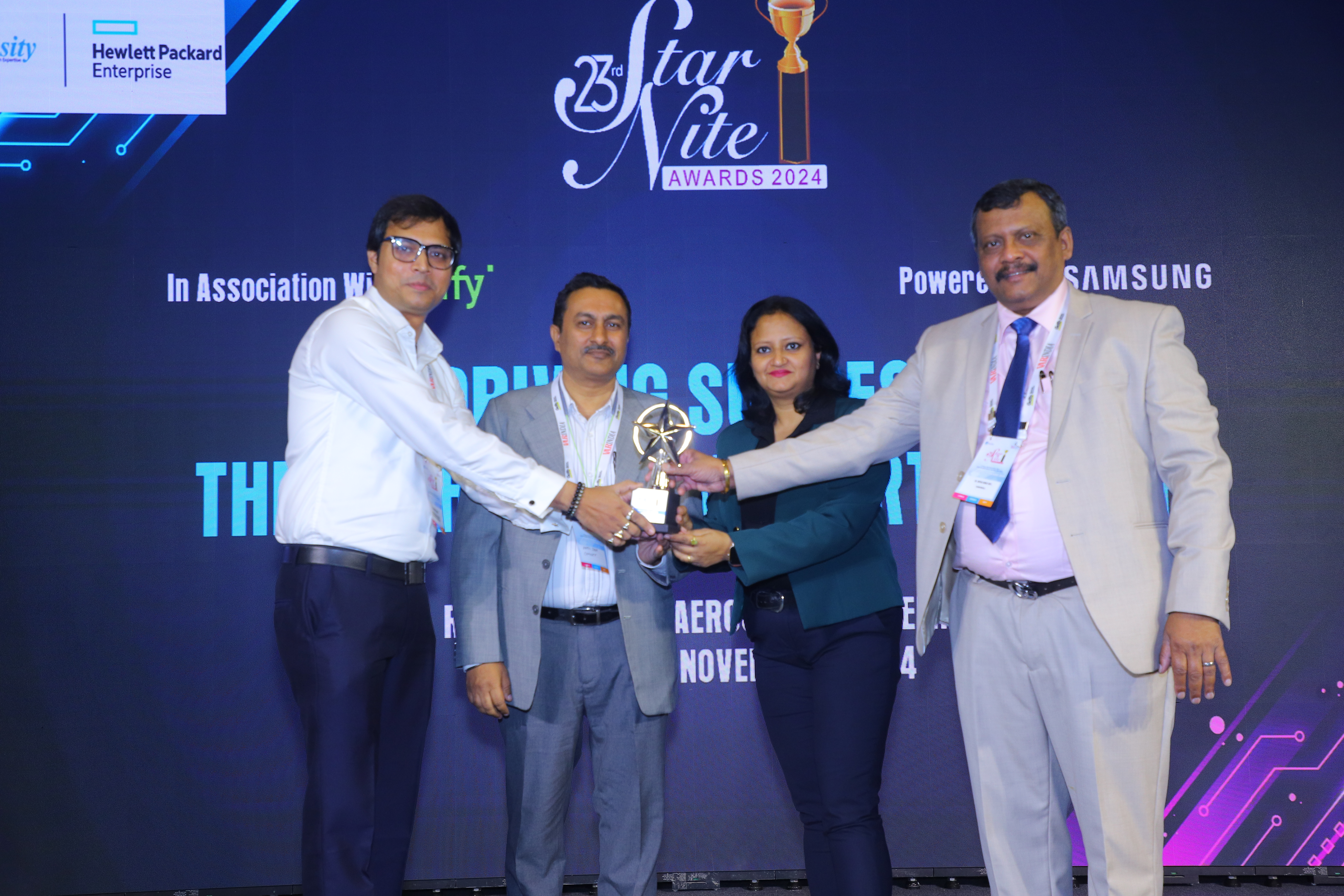 Eminent VARs of the Year 2024 Awards in the Category of - Best Sub-Distributor: Comnet Vision (I) Pvt. Ltd.