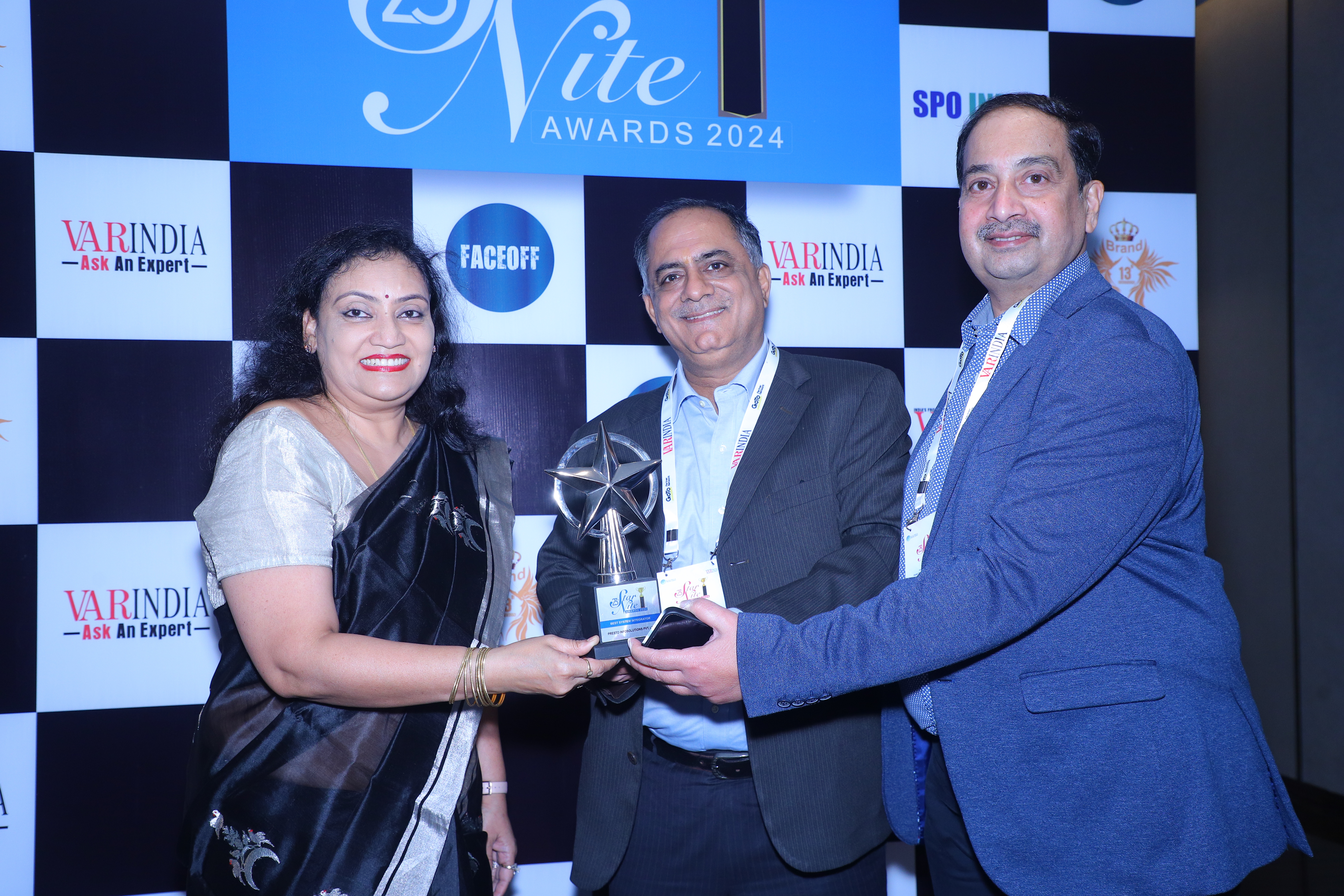 Eminent VARs of the Year 2024 Awards in the Category of - Best System Integrator: Presto Infosolutions Pvt. Ltd.