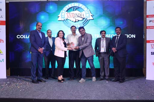 Sify Technologies Ltd. receives Most Admired Brand Award in the category of Best Cloud Data Center at 17th IT FORUM 2019