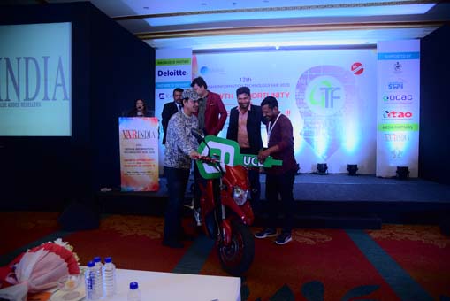 Man of the Tournament Award (e-Bike - Presented by UCE) Won by Mr. Sunil from BPO Convergence