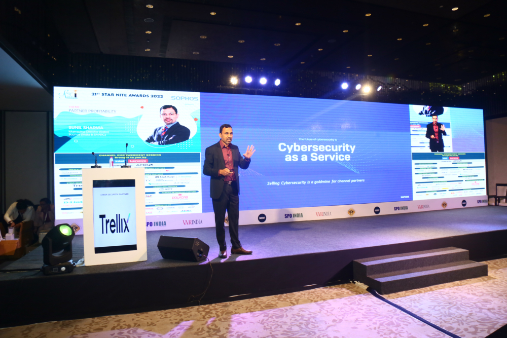 Channel Chief of India : Sunil Sharma, M.D. – Sales (India & SAARC) Sophos Technologies Pvt. Ltd. in the category of  Cyber Security