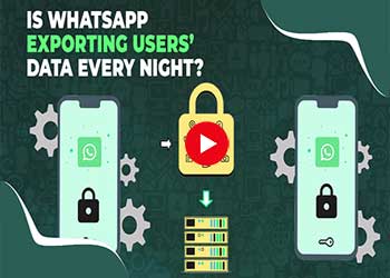 Is WhatsApp exporting usersâ€™ data every night