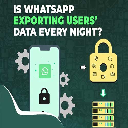 Is WhatsApp exporting usersâ€™ data every night?