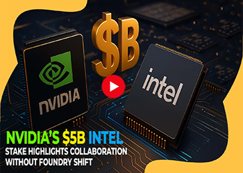 Nvidiaâ€™s $5B Intel Stake Highlights Collaboration Without Foundry Shift