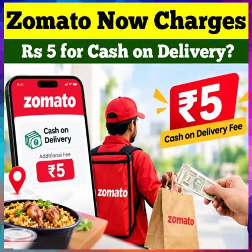 Zomato begins charging Rs 5 for cash on delivery orders