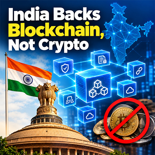 India Backs Blockchain, Not Crypto