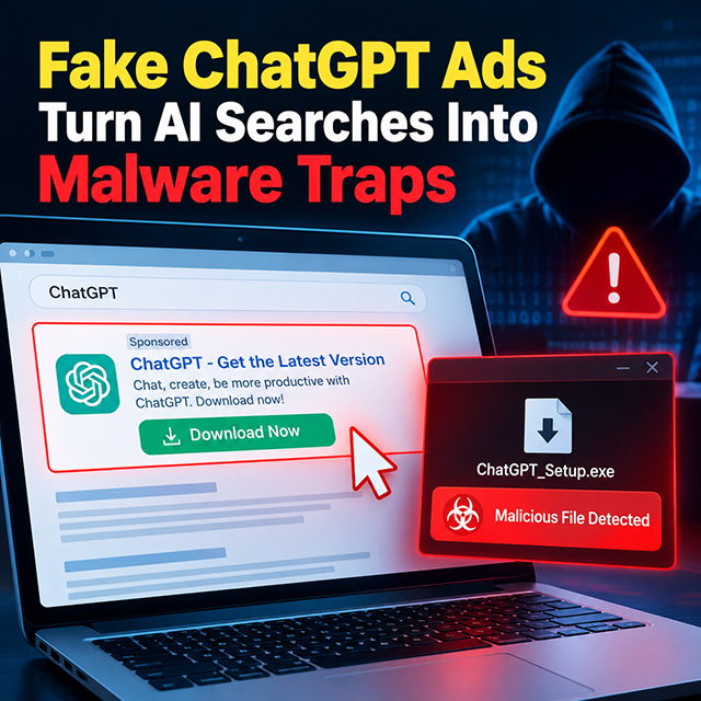 Fake ChatGPT Ads Turn AI Searches Into Malware Traps