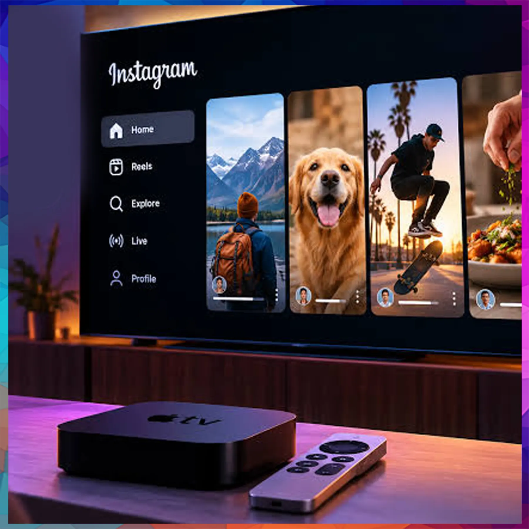 Instagram arrives on Apple TV, taking Reels and creator videos to the big screen
