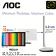 AOC launches slimmest LED Monitor Series