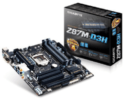 GIGABYTE GA-Z87M-D3H Motherboard