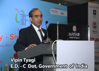 Vipin Tyagi, E.D. â€“ C Dot, Government of India at 9th OITF 2017