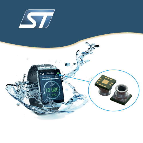 STMicroelectronicsâ€™ Water-Resistant Pressure Sensor features in Samsung Gear Fit 2 Pro