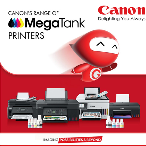 Canon India rebrands its Ink Tank printer lineup as â€˜MegaTankâ€™